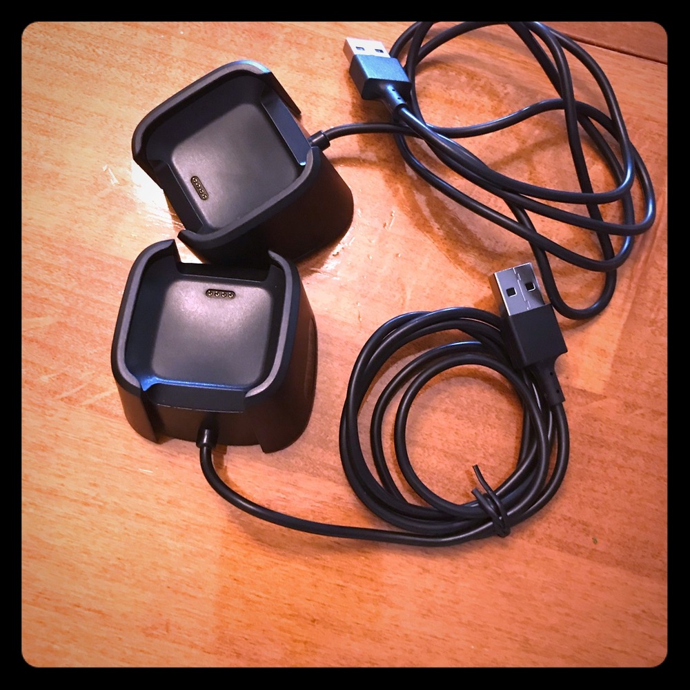 2 Fitbit Versa Charging Cords
